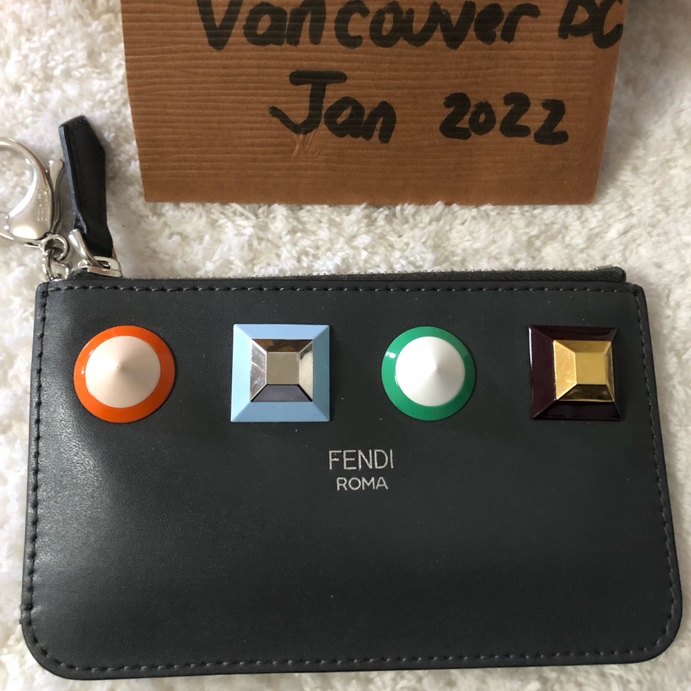 Fendi Roma key pouch